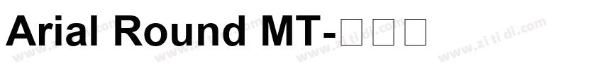 Arial Round MT字体转换